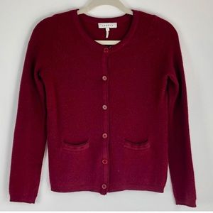 Sandro Paris Cardigan merlot